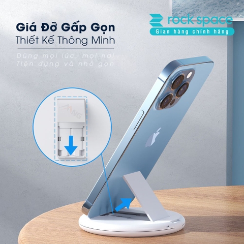Combo tiện ích đa chức năng Rockspace sạc cho mọi dòng điện thoại laptop sạc nhanh nhỏ gọn -Hàng chính hãng