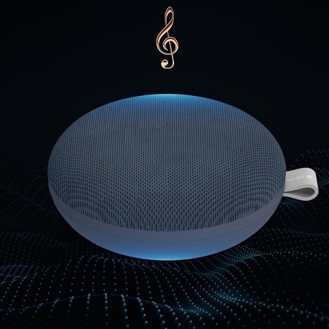 Loa Bluetooth Mini Không Dây DEVIA Kinton fabric có micro nghe nhạc gọi điện 120 phút BH 1 năm