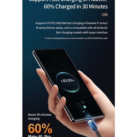 Củ sạc nhanh trên xe hơi Rockspace H16 sạc nhanh PD 72W có 2 cổng nhỏ gọn bảo hành 12 tháng