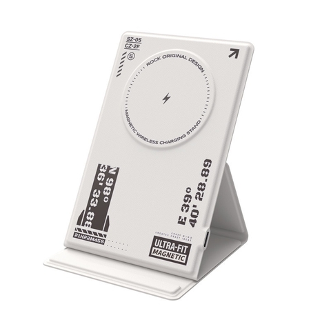 Đế sạc không dây sạc nhanh kiêm giá đỡ điện thoại Rockspace W50 sạc max 15W BH 12 tháng