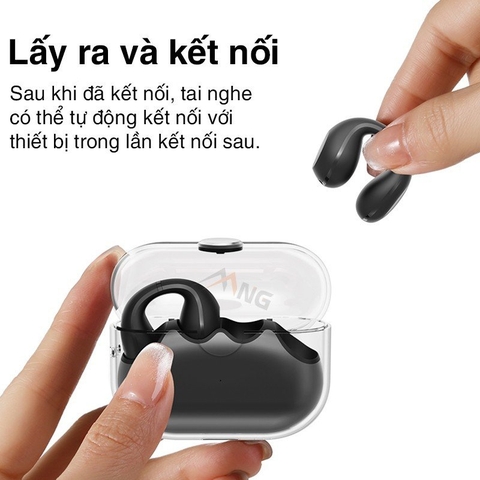 Tai nghe bluetooth không dây kẹp vành tai Rock Sound EarCuffs TWS Earphone Rockspace BH 12 tháng