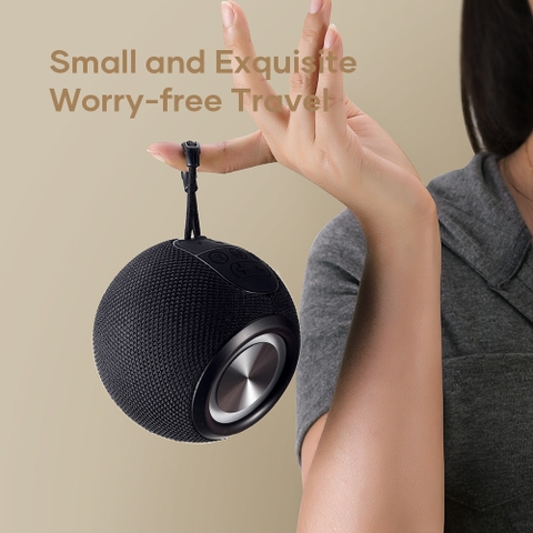 Loa mini bluetooth nghe nhạc không dây Rockspace S55 có micro nghe gọi nhỏ gọn có đầu cắm usb thẻ nhớ Hàng chính hãng