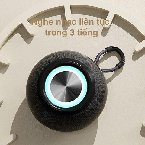 Loa mini bluetooth nghe nhạc không dây Rockspace S55 có micro nghe gọi nhỏ gọn có đầu cắm usb thẻ nhớ Hàng chính hãng