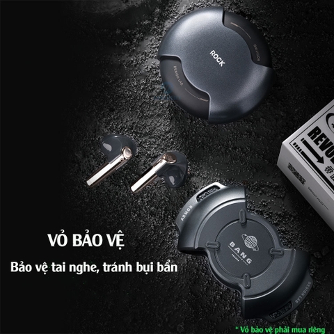 Tai nghe Bluetooth không dây nhét tai TWS Rockspace Rotating Hàng chính hãng BH 12 tháng