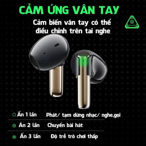 Tai nghe Bluetooth không dây nhét tai TWS Rockspace Rotating Hàng chính hãng BH 12 tháng