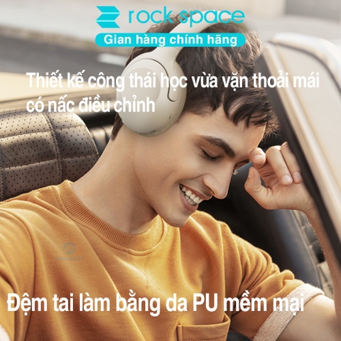 Tai nghe bluetooth chụp tai Rockspace O3 headphone không dây chống ồn chủ động ANC hàng chính hãng