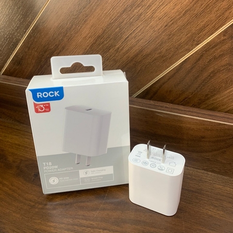 Củ sạc nhanh iPhone PD 20W Rockspace T18 Bảo hành 12 tháng lỗi 1 đổi 1