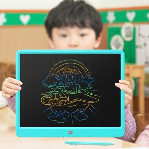Bảng vẽ tự xoá điện tử vẽ viết thông minh đa sắc Manigo KS0150 màn hình LCD 15" hàng chính hãng