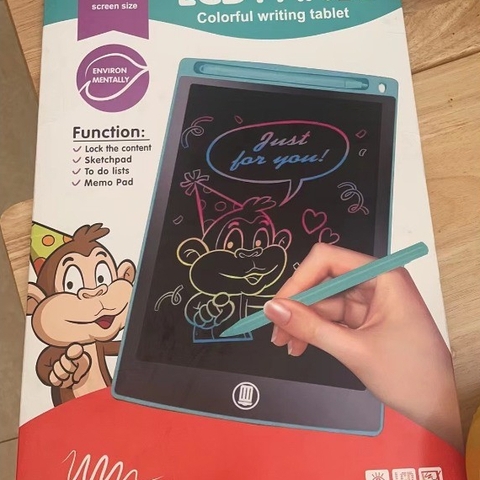 Bảng vẽ tự xóa điện tử thông minh cho bé Manigo 20inch màn hình đa sắc an toàn thị lực bảo hành 1 đổi 1 trong 12 tháng