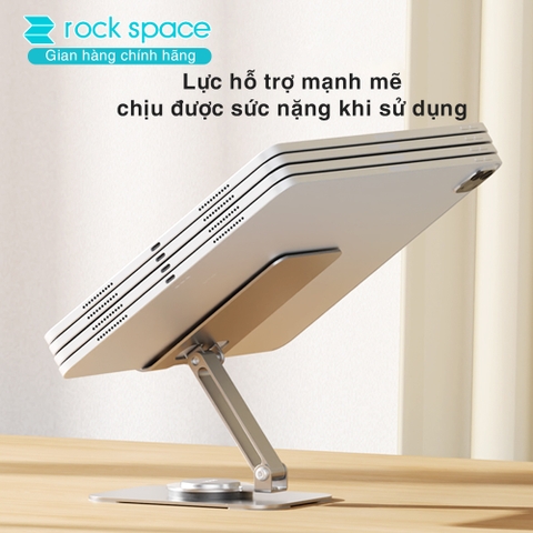 Giá đỡ điện thoại ipad thông minh xoay 360 Rockspace Rotatable chống trượt làm bằng kim loại