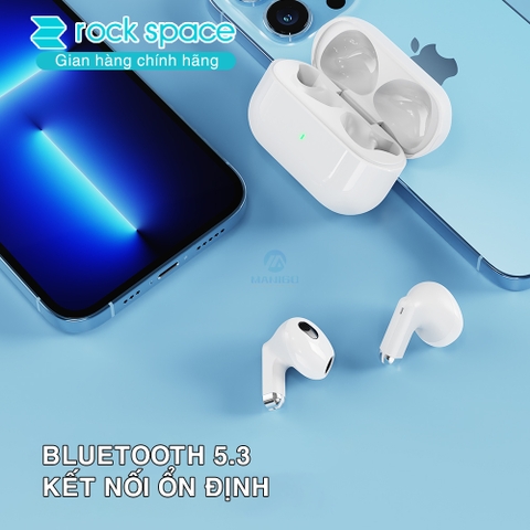 Tai nghe bluetooth không dây nhét tai Rockspace EB700 TWS có mic hàng chính hãng bảo hành 12 tháng