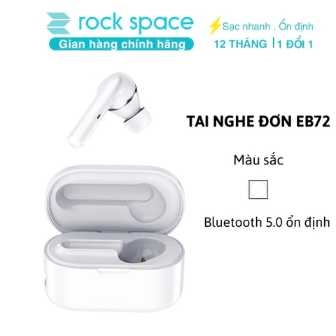 Tai nghe không dây đơn Mono TWS Rockspace EB72 Earphone Hàng chính hãng có BH
