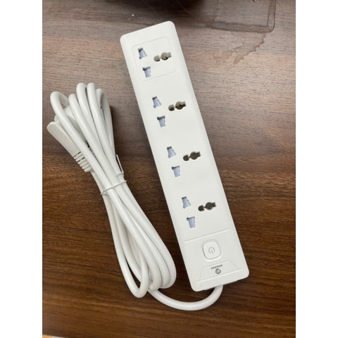 Ổ cắm điện kéo dài chữ nhật Manigo UNS 1K4 4 ổ cắm độ dài dây cắm 2,5 mét Bảo hành 18 tháng