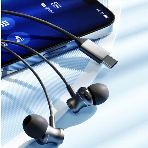 Tai nghe có dây có mic Rockspace ES09 chuẩn cắm TypeC dành cho ip15 samsung huawei xiaomi BH 1 nă