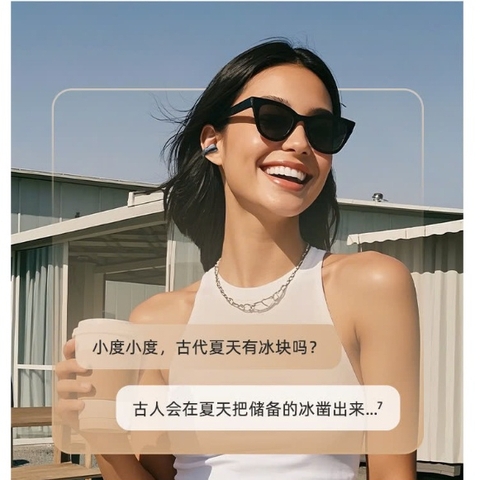 Tai nghe AI bluetooth không dây kẹp tai ROCKSPACE EB200 TWS Smart Earphones hàng chính hãng có BH