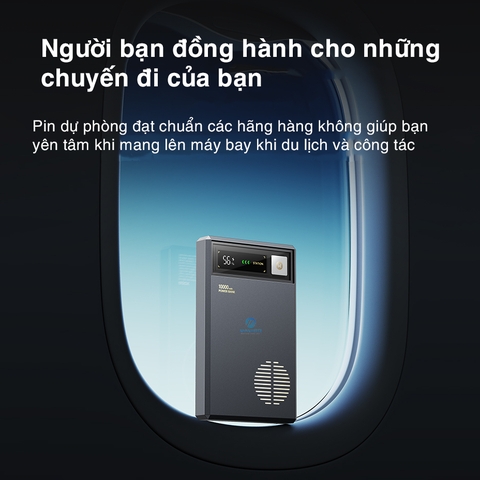 Pin sạc dự phòng không dây 10000mAh sạc nhanh PD 20W Rockspace Retro Magnetic Wireless BH 12 tháng