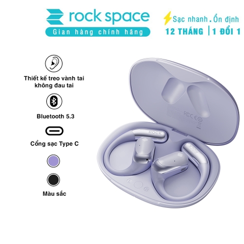 Tai nghe bluetooth không dây kẹp vành tai Rockspace X900 OWS Bluetooth Earphones bảo hành 12 tháng