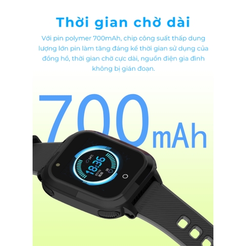 Đồng hồ thông minh định vị trẻ em Manigo MF56 Lắp sim nghe gọi độc lập call video chống nước