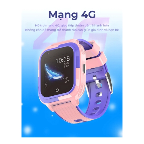 Đồng hồ thông minh định vị trẻ em Manigo MF56 Lắp sim nghe gọi độc lập call video chống nước