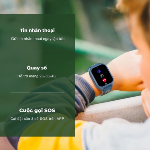 Đồng hồ thông minh trẻ em Manigo MT56 lắp sim nghe goi định vị call video cảnh báo nguy hiểm