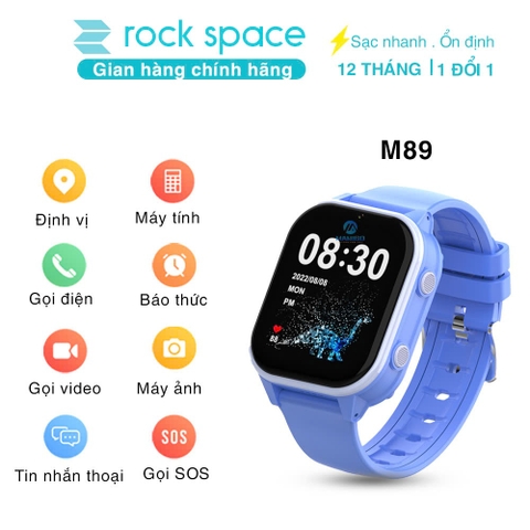 Đồng hồ thông minh định vị trẻ em Manigo M89 Lắp sim nghe gọi độc lập call video chống nước