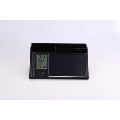 Hộp đựng bút cao cấp Manigo P01001 kèm bảng vẽ tự xóa đồng hồ xem giờ tiện dụng cho bé yêu học tập