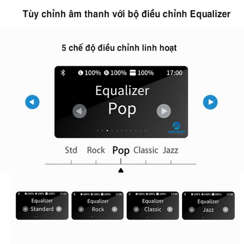 Tai nghe bluetooth không dây nhét tai Rockspace S1 TWS có mic dùng liên tục 5h BH 12 tháng