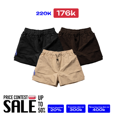 Twin Pocket Parachute Short