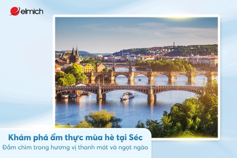 Khám phá ẩm thực mùa hè tại Séc: Đắm chìm trong hương vị thanh mát và ngọt ngào