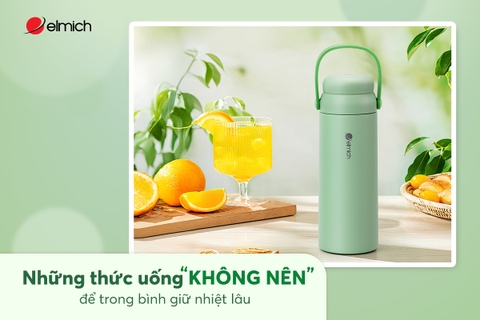 Những thức uống không nên để trong bình giữ nhiệt lâu