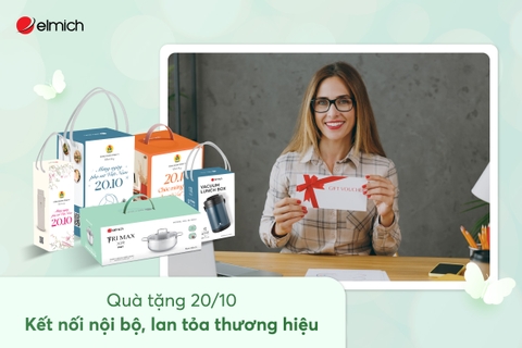 Quà tặng 20/10 – Kết nối nội bộ, lan tỏa thương hiệu