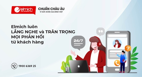 ELMICH LUÔN LẮNG NGHE VÀ TRÂN TRỌNG MỌI PHẢN HỒI TỪ KHÁCH HÀNG!