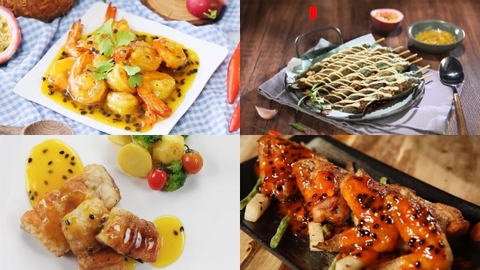 Cách làm sốt chanh leo bằng máy xay sinh tố