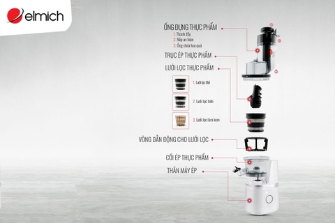 Cách lắp máy ép chậm và kinh nghiệm vệ sinh máy giúp tăng tuổi thọ