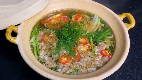 Cách nấu riêu cua siêu đơn giản nhưng ăn là ghiền