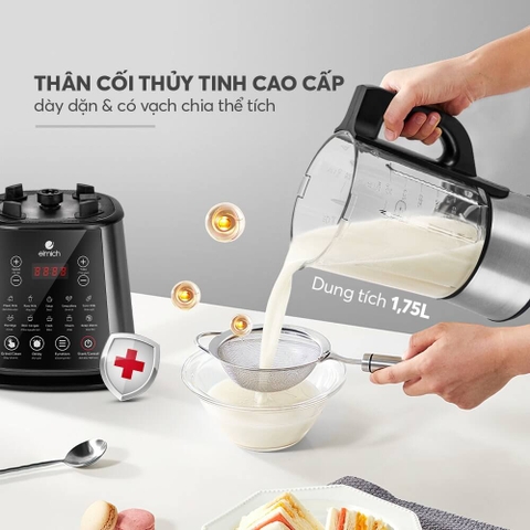 Hướng dẫn sử dụng máy làm sữa hạt Elmich CBE-3902