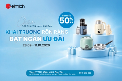 [COMING SOON] SHOWROOM ELMICH – ĐIỂM HẸN GIA DỤNG CHUẨN ÂU TẠI AEON MALL BÌNH TÂN 🎉