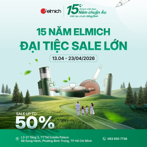 [ELMICH x ESTELLA PLACE] ĐẠI TIỆC SALE LỚN - KỶ NIỆM 15 NĂM!
