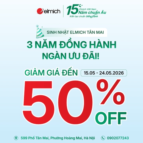[ELMICH TÂN MAI] 3 NĂM ĐỒNG HÀNH - HÀNG NGÀN ƯU ĐÃI!