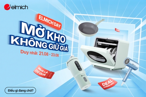 ELMICH DAY: MỞ KHO KHÔNG GIỮ GIÁ - DUY NHẤT 3 NGÀY!