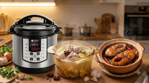 Cách hầm xương, kho cá bằng nồi áp suất điện không nát