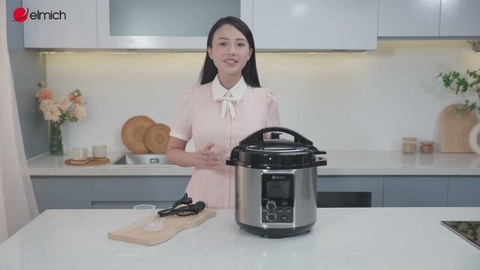 Hướng dẫn sử dụng Nồi áp suất điện đa năng Elmich 6L PCE-9000