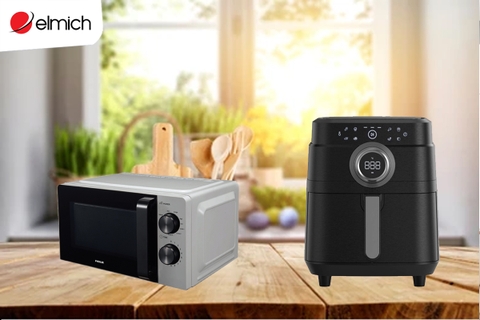Giải đáp nên mua lò vi sóng hay nồi chiên không dầu chi tiết!