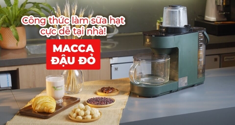 CÁCH LÀM SỮA HẠT MACCA ĐẬU ĐỎ NGON – DỄ TẠI NHÀ VỚI CÔNG THỨC CHUẨN CHUYÊN GIA