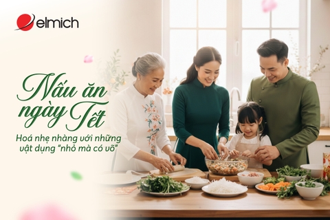 Nấu ăn ngày Tết hóa nhẹ nhàng – với những vật dụng “nhỏ mà có võ”