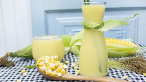 3 cách nấu sữa ngô hạt sen thơm ngon, bổ dưỡng