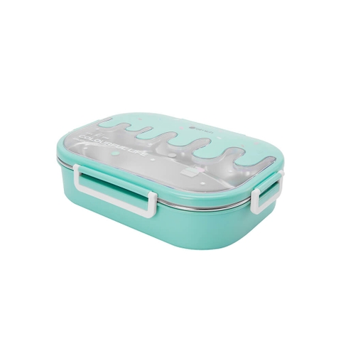 Hộp cơm cho trẻ em 4 ngăn inox 304, dung tích 1L Elmich 0009N4