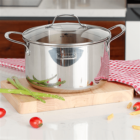 Nồi inox cao cấp 3 lớp đáy liền Trimax EL-3735 size 26cm