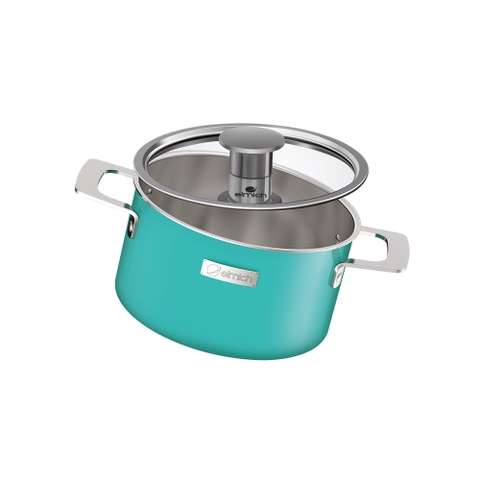 Nồi inox liền khối Elmich Hera - Xanh Ngọc