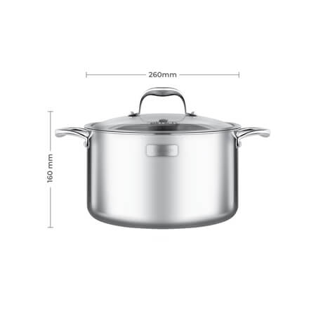 Nồi Inox 3 lớp cao cấp đáy liền Elmich Trimax XS EL-3749 size 26cm
